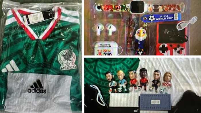 More than $6 million in fake World Cup merchandise seized by Houston federal agents, CBP says