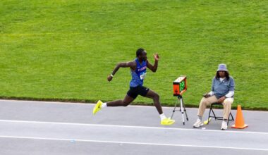 Gbakinro competes in men's triple jump at USATF U20 Championships
