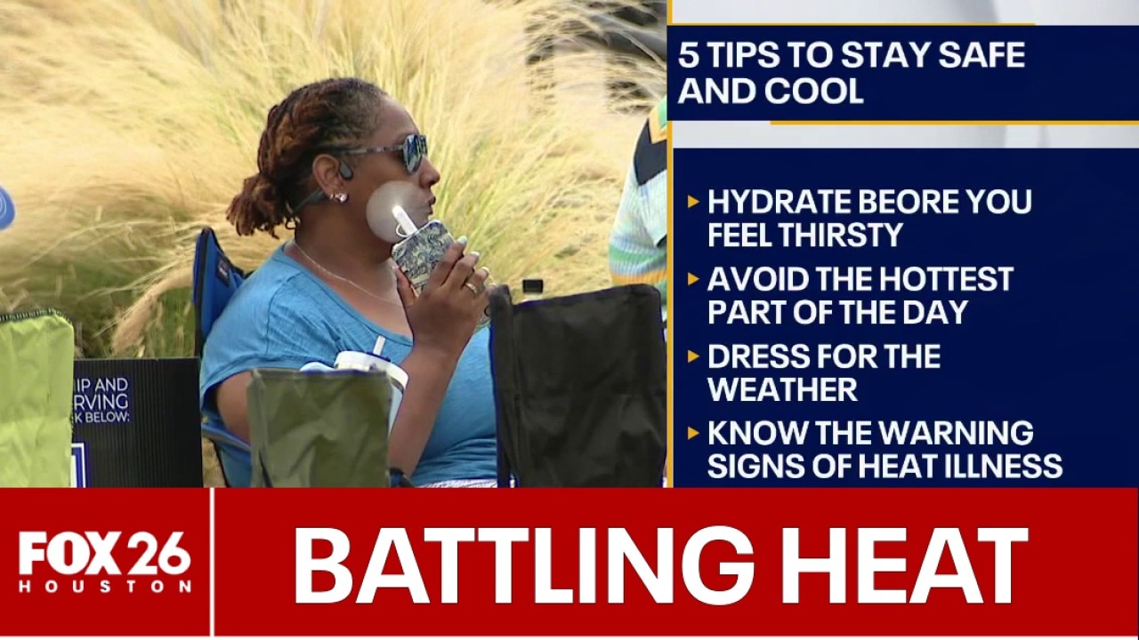 Tips for staying cool during heat advisory