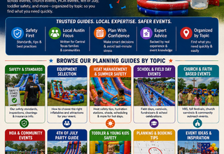 Jump Around Party Rentals Launches Redesigned Website for Greater Austin Parents and Event Planners