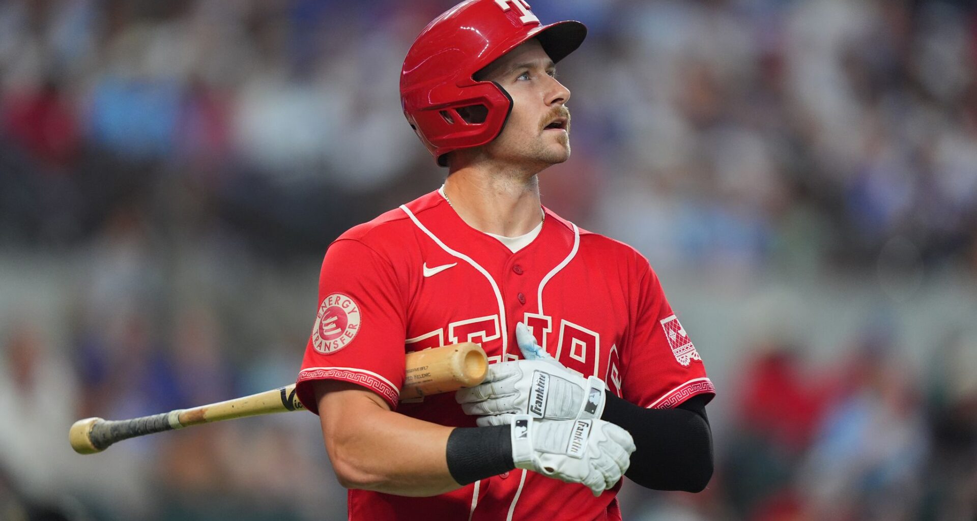 Former top prospect Jarred Kelenic takes his latest big league swing with the Texas Rangers