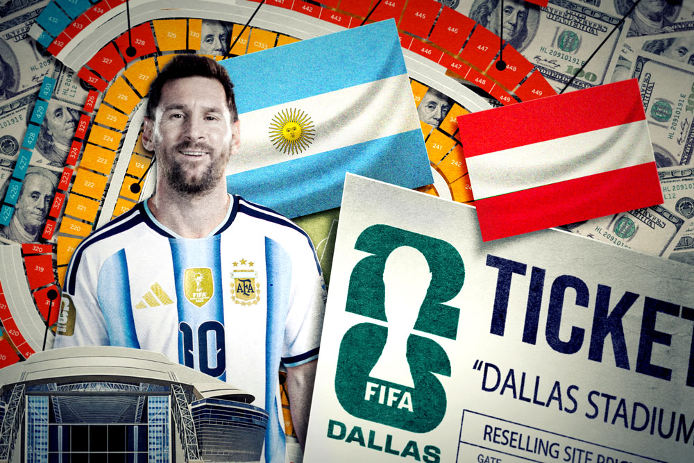 The insane aftermarket ticket prices for the Argentina-Austria game