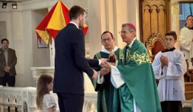 Spurs center Luke Kornet attends special Mass celebrating sports in San Antonio