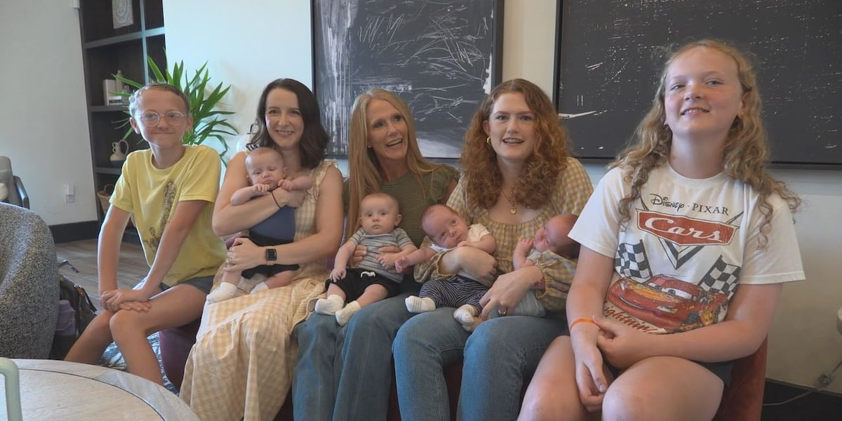 Sisters give birth to twin boys 13 hours apart