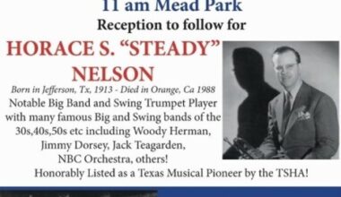 Historical plaque dedicated to East Texas music icon