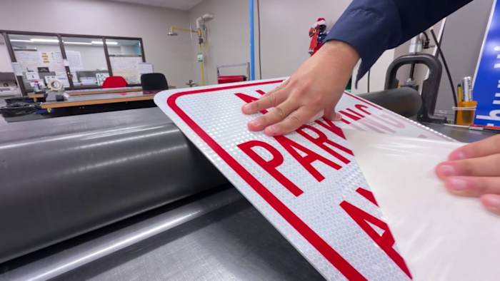How a team of three makes 8,000 to 10,000 street signs a year for San Antonio