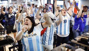 Argentina fans sing, chant and weep in World Cup victory in Texas
