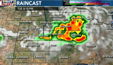 LIVESTREAM: Thunderstorms moving across Rolling Plains, northeast of Lubbock