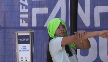 Houston Fan Fest battles sweltering heat as Portugal vs. Uzbekistan match gets underway