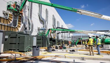 Inside look at construction in DataBank's Red Oak data center campus