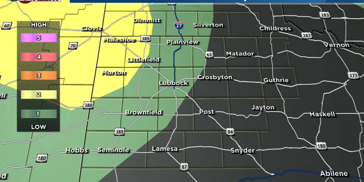 Hot days ahead, low storm chance next few evenings