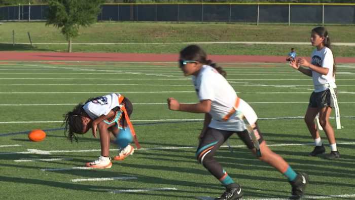 SA Lady Dolphins Elite 10U flag football team preparing for 2 national tournaments