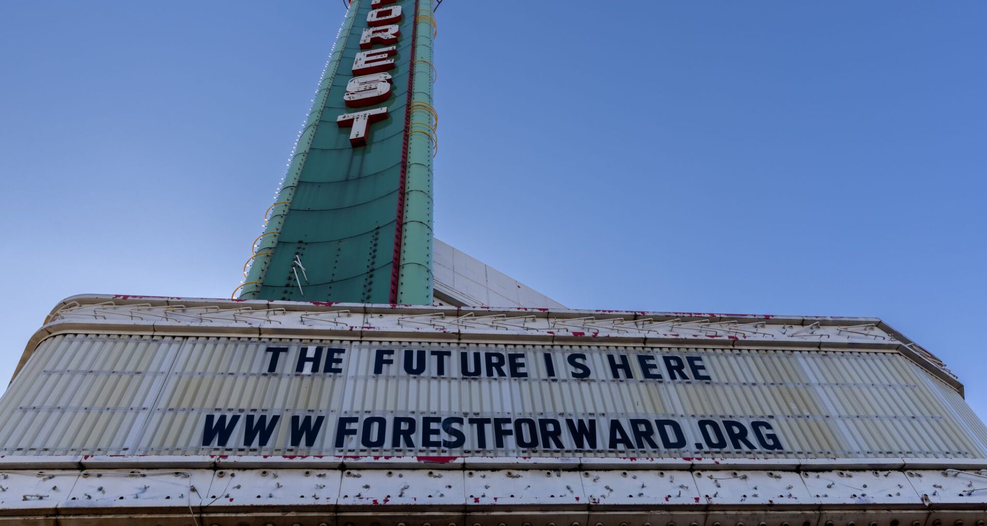 Renovations take place at the Forest Theater in Dallas on Dec. 27, 2024. The historic space is expected to have a grand opening in November.