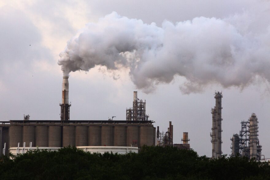 A view of the Valero West refinery.