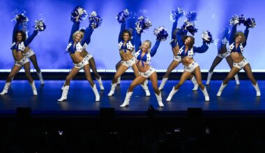 Dallas Cowboys Cheerleaders appear on Jimmy Fallon's Tonight Show