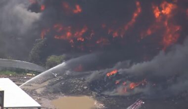 Houston parents fear long-term health impacts following massive tire fire