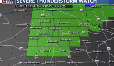 WATCH LIVE: Scattered storms moving across South Plains