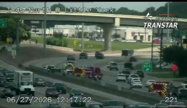 13 Alert Traffic: Multiple northbound lanes closed on North Freeway at Little York due to crash, Houston TranStar says