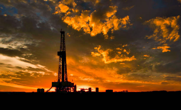 West Texas Drilling Rig At Sunset(Photo by Ed Lallo/Getty Images)