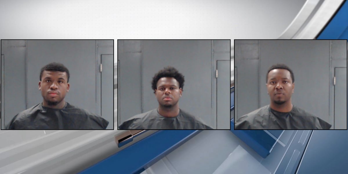 3 Houston men jailed after $40K robbery cash found during Crockett traffic stop, police say