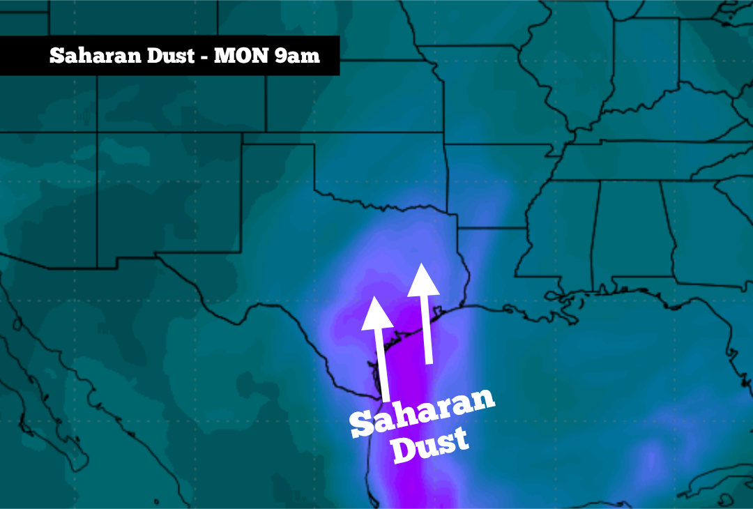 Saharan dust to hit South Texas tonight. Here’s what to expect