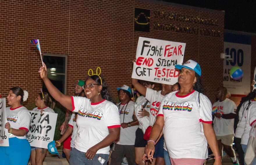 The Beat Aids organization joined in on celebrating pride.