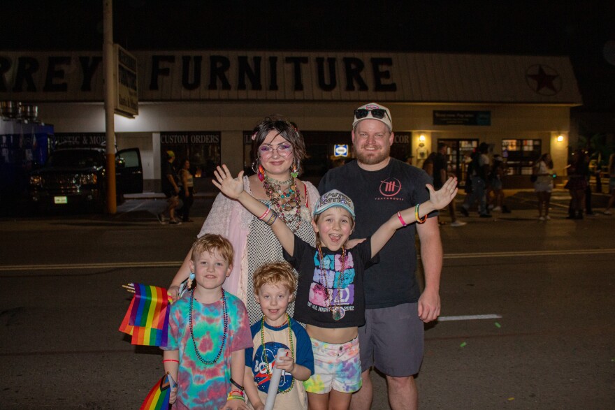 Ashton Lasater and her husband Ryan Thor have been atteninding the Pride Parade since 2016.