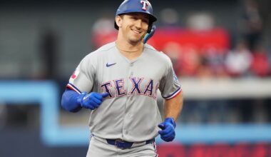 Rangers put OF Wyatt Langford on 10-day IL with strained left hamstring, activate OF Evan Carter