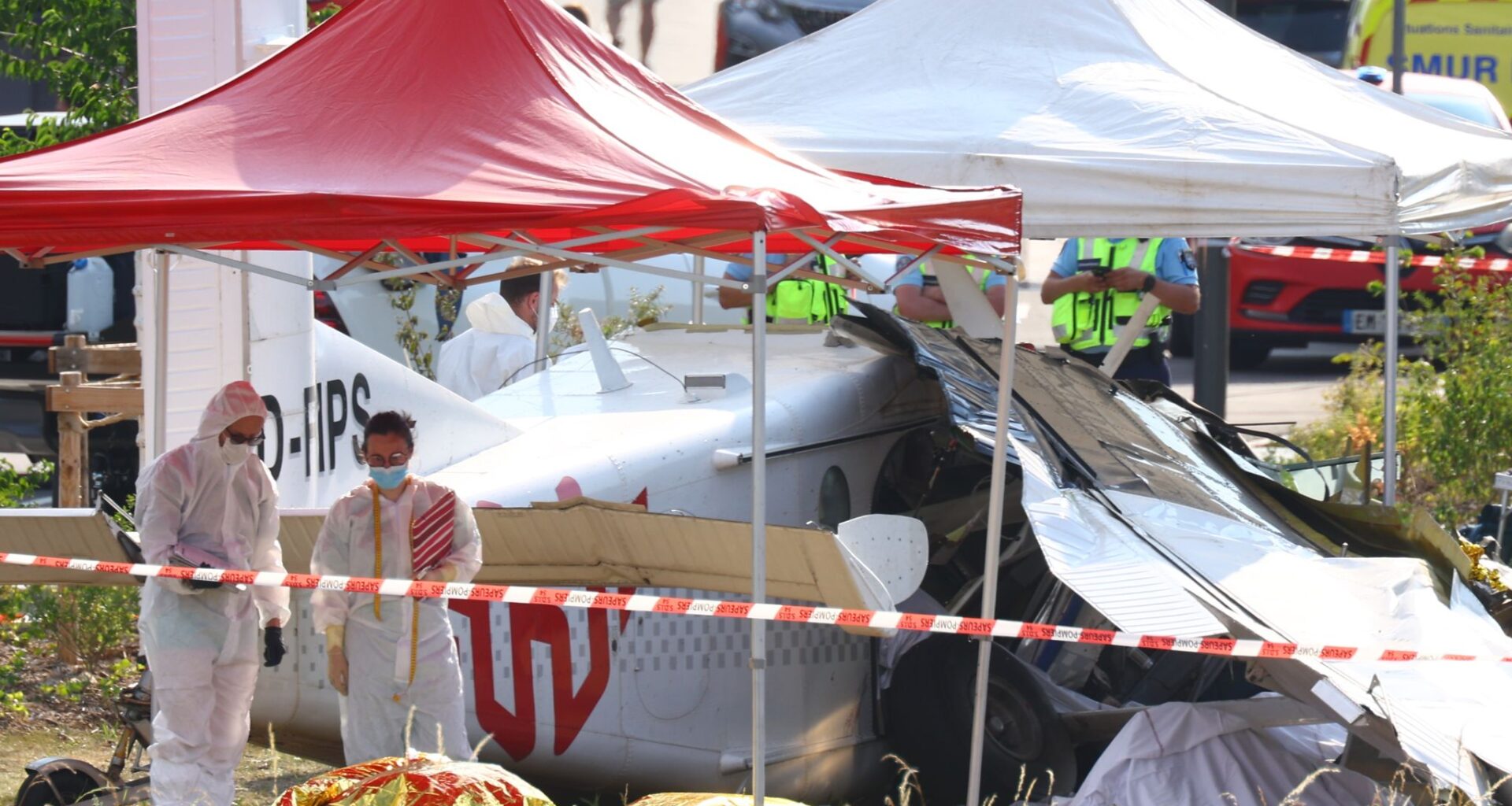 A skydiving plane crashes in northeastern France, killing all 11 people on board