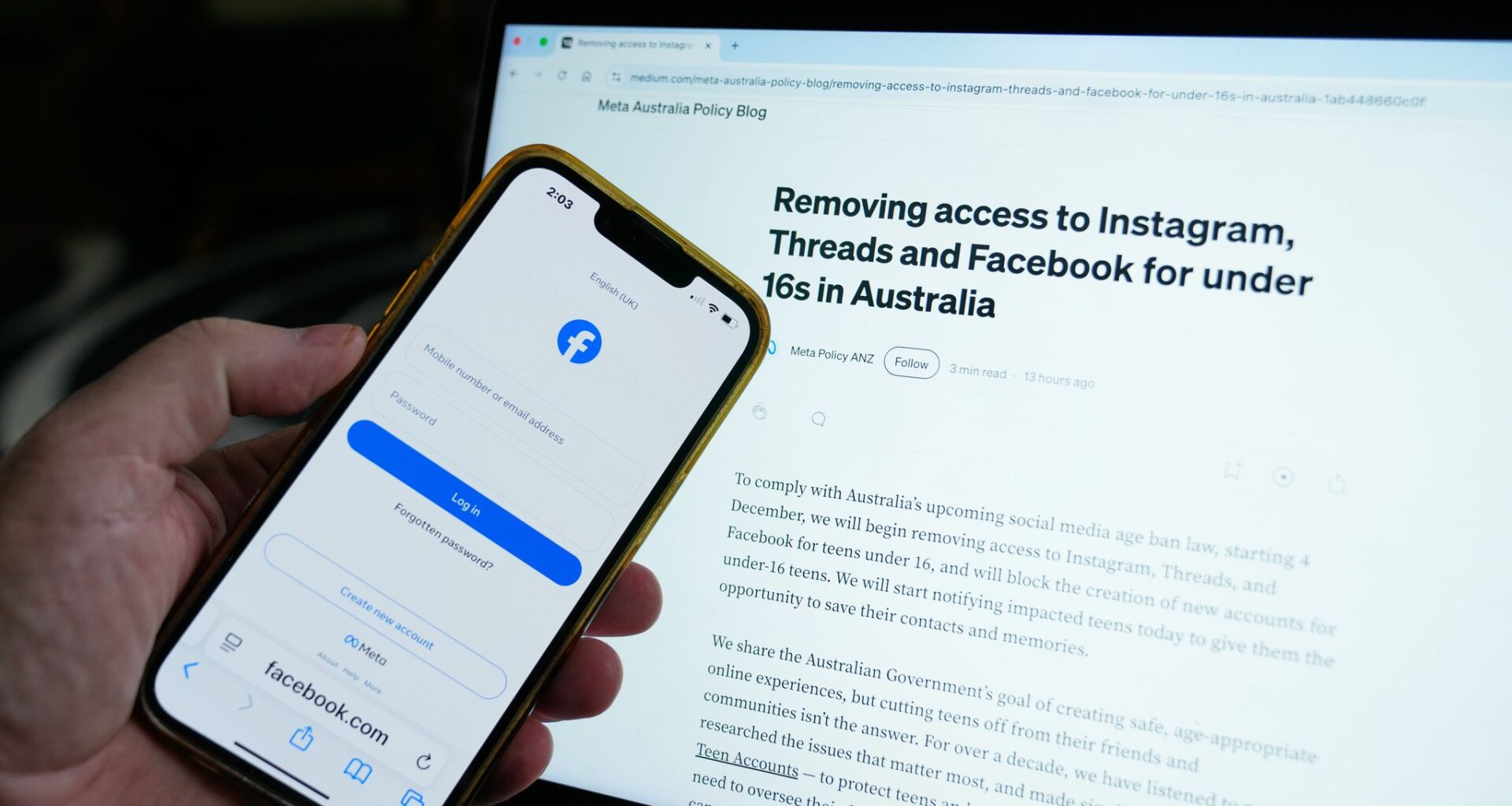 Australia to double potential fines for Facebook and Instagram over child social media accounts