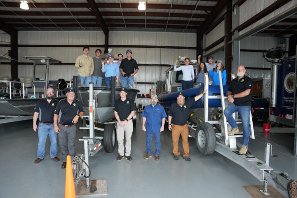 A team of students from Texas Christian University, working with the Texas General Land Office, spent several days in Corpus Christi, examining orphaned assets - 100 wells and dozens of offshore platforms - in the GLO's portfolio. Students will be visiting elsewhere in Texas, including West Texas, this summer.