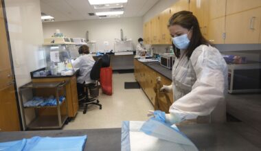 Technical Leader Krystle Rodriguez  works in a laboratory of the Missing Persons Unit at the University of North Texas Health Science Center, Wednesday, June 24, 2026, in Fort Worth.
