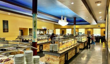 Buffet area at Asian Star.