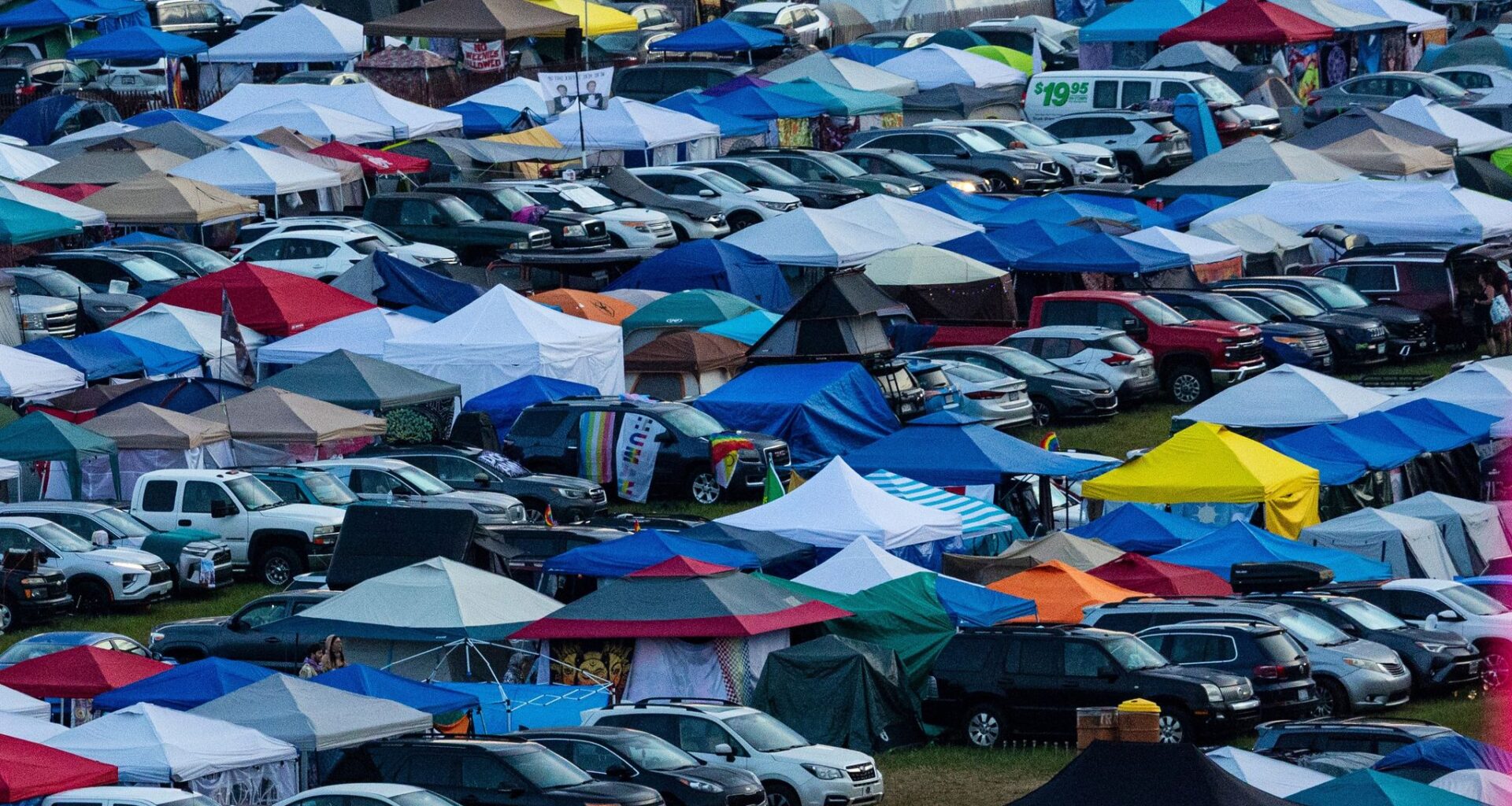 Dead baby is found in a portable toilet at a music festival in Michigan