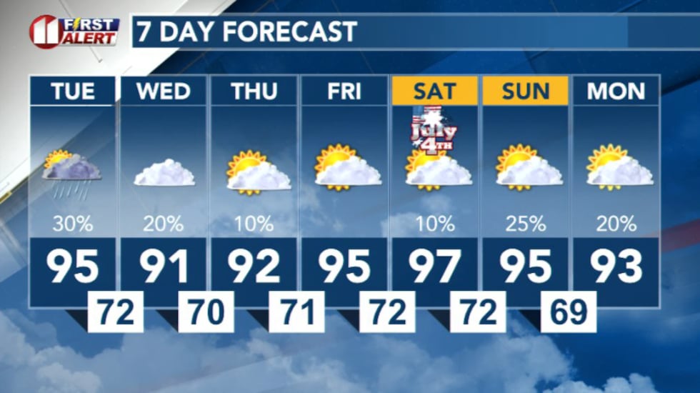 7 Day Forecast