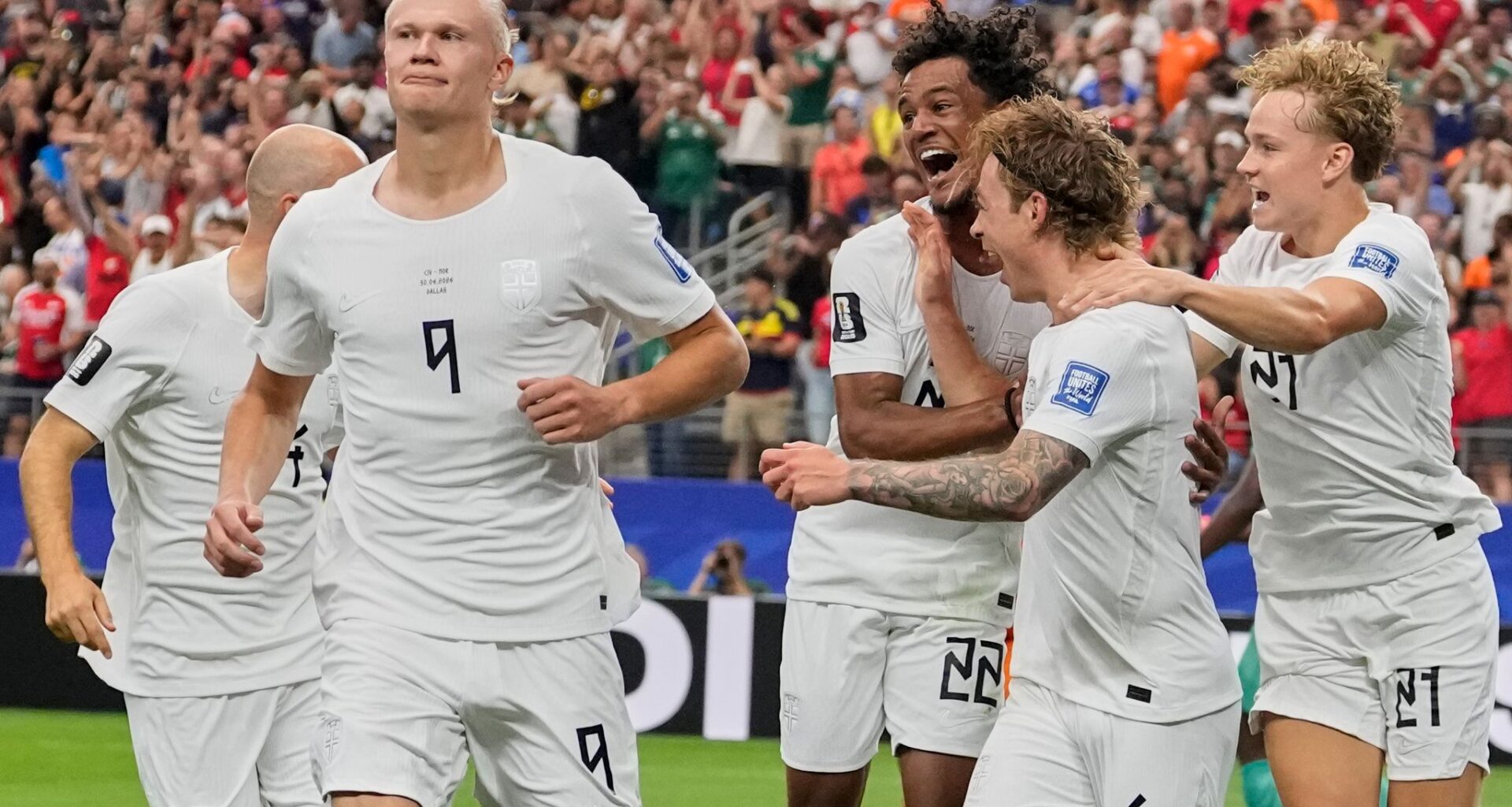 Haaland scores deciding goal as Norway wins its 1st World Cup knockout game, beating Ivory Coast 2-1