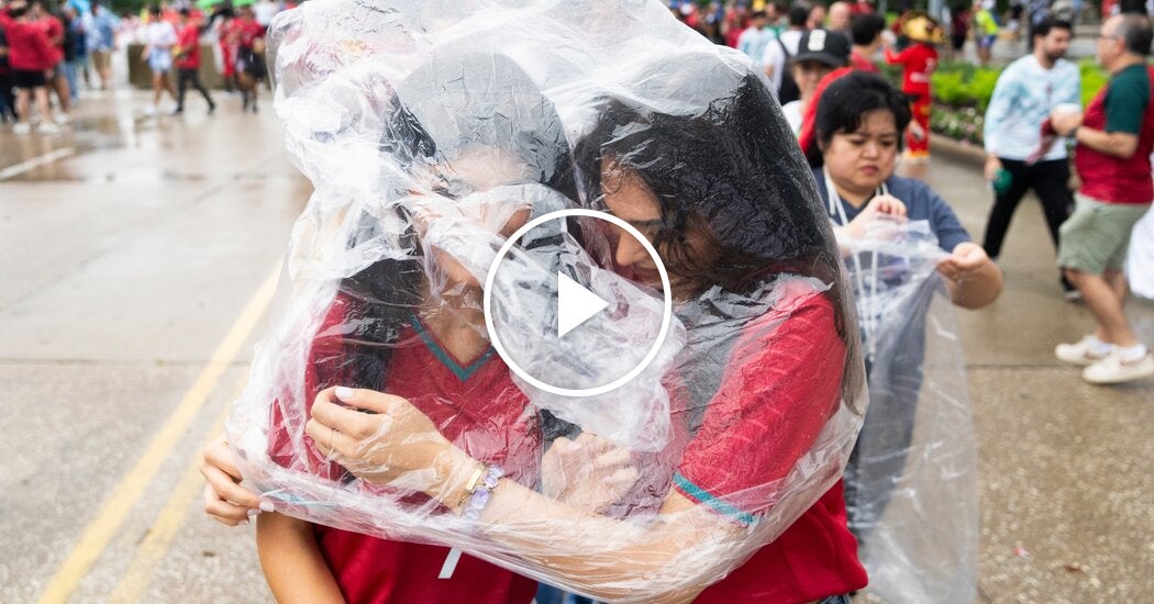 Tropical Storm Arthur Hits World Cup Attendees in Texas
