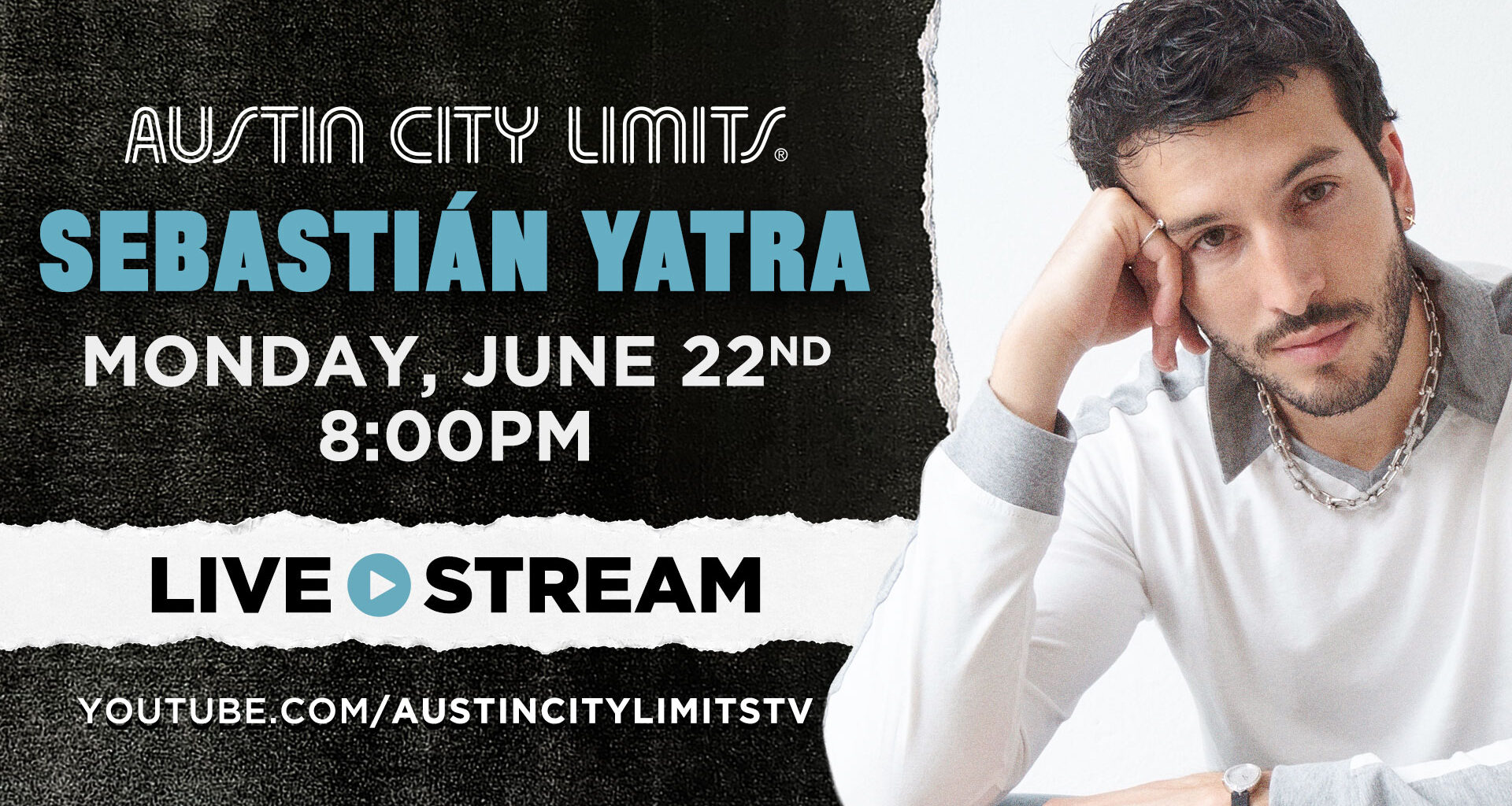 Sebastian Yatra Live Stream Graphic