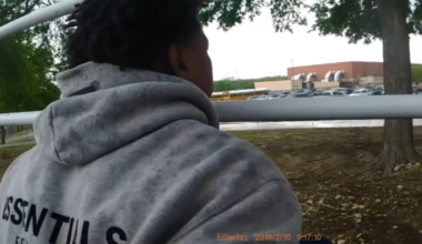Newly released video captures the aftermath of a fatal teen stabbing at a Texas track meet