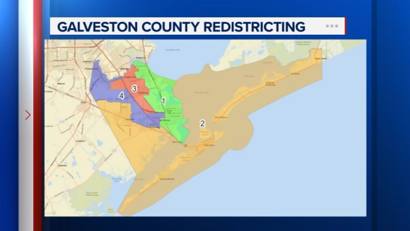 Texas voting: Commissioners in Galveston County approve new redistricting map
