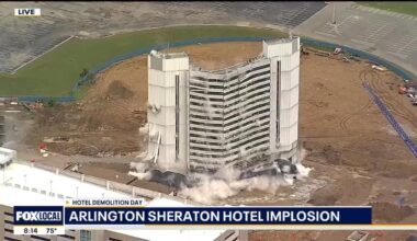 Watch: 42-year-old landmark hotel imploded in Texas