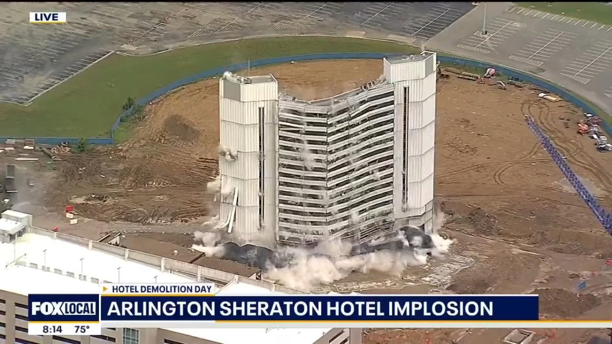 Watch: 42-year-old landmark hotel imploded in Texas