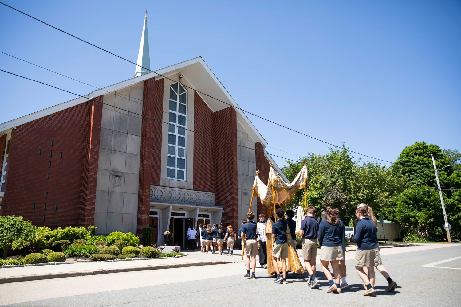 Our Lady of Mercy Students Mark Solemnity of Corpus Christi with Eucharistic Procession