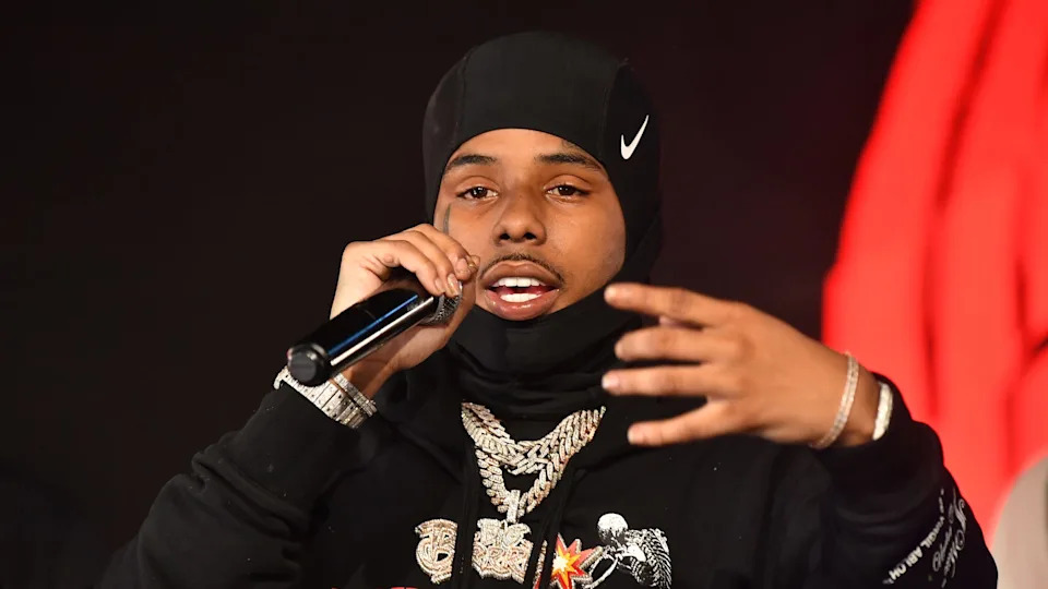 ATLANTA, GEORGIA - APRIL 11: Rapper Pooh Shiesty performs onstage during 2021 Shiesty Season Spring Fest at Central Station on April 11, 2021 in Atlanta, Georgia. (Photo by Paras