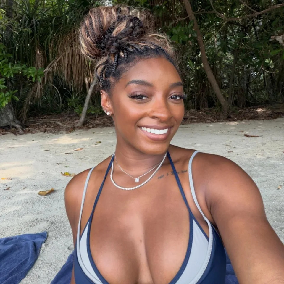 Simone Biles on vacation in Malaysia