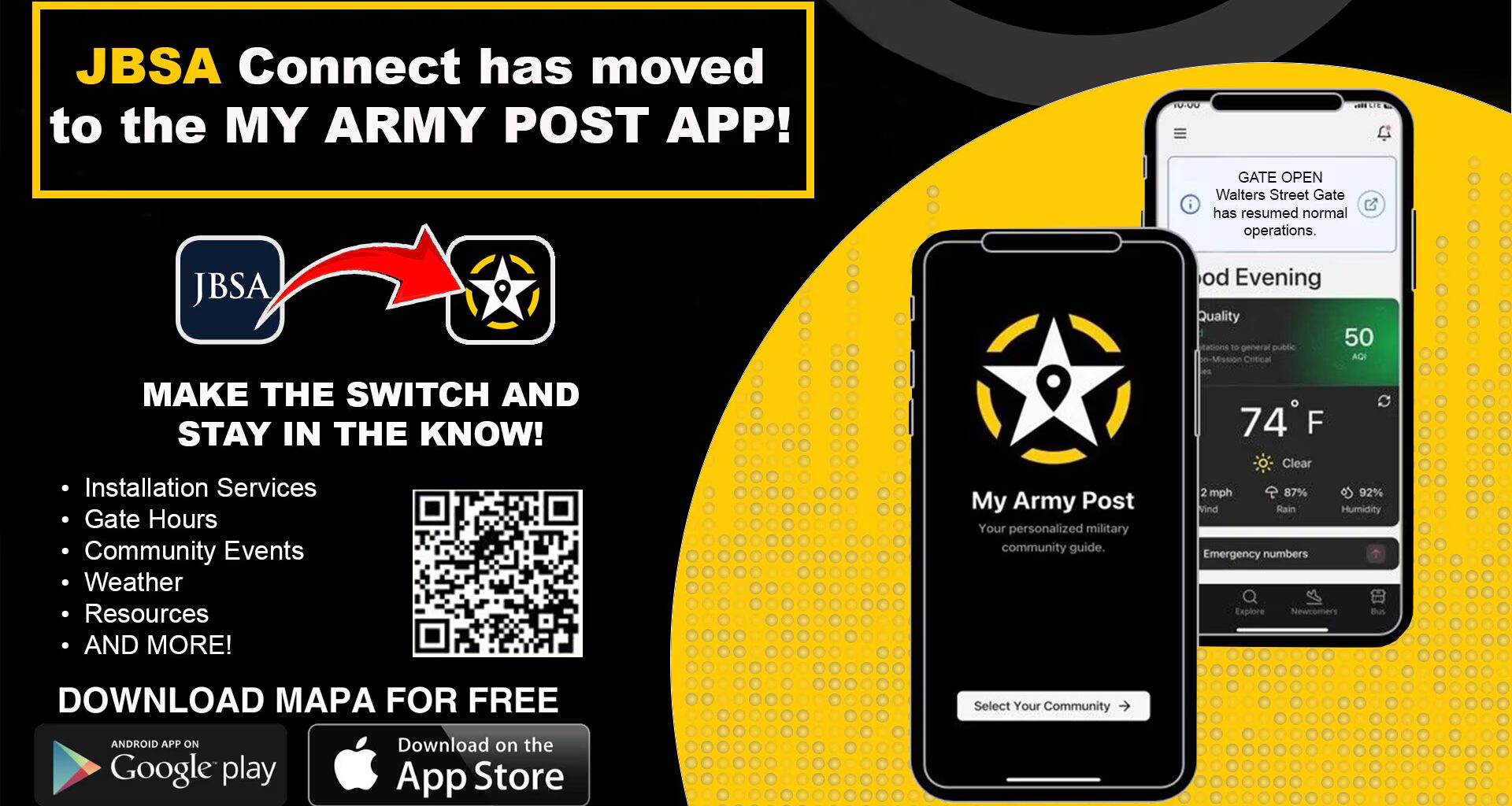 JBSA launches My Army Post App to improve access to installation services > Joint Base San Antonio > News