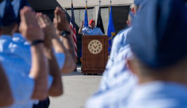 Second Air Force commander reviews BMT graduation at JBSA-Lackland > Joint Base San Antonio > News