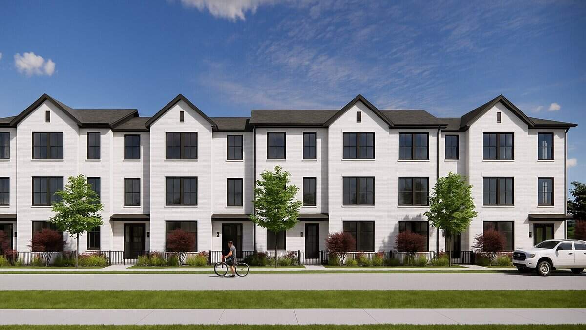 An eight-unit three-story townhome development is coning to Arlington, located at 901 W. Abram St., just north of the University of Texas at Arlington. An eight-unit three-story townhome development is coning to Arlington, located at 901 W. Abram St., just north of the University of Texas at Arlington.