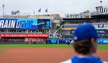 Kansas City Royals vs. the Texas Rangers 2026 rain delay