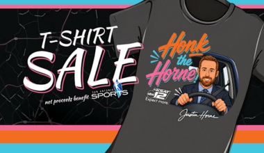 Purchase a Honk the Horne t-shirt today!